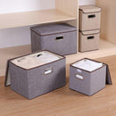 Eyelet Foldable Box Shaped Storage Organizer Storage & Organization Iconix