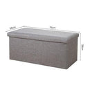 Foldable Storage Ottoman Storage & Organization Iconix