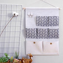 Hanging behind the Door Storage Organiser With 6 Pockets Storage & Organization Iconix Grey