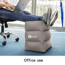 Iconix 3 Layer Adjustable Inflatable Travel Footrest with Air Pad Travel Accessories Iconix