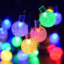 Iconix 60-LED Solar Crystal String Bulbs Lighting Iconix
