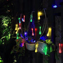 Iconix a 30-LED Solar Raindrop String Fairy Light Lighting Iconix