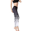 Iconix Ladies Black Ombre Yoga Leggings Leggings Iconix