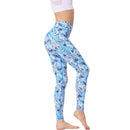 Iconix Ladies Blue Blaze Yoga Leggings with Pocket | HK240 Leggings Iconix