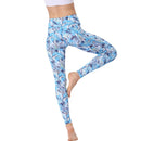 Iconix Ladies Blue Blaze Yoga Leggings with Pocket | HK240 Leggings Iconix