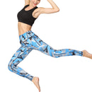 Iconix Ladies Cerulean Scene Yoga Leggings | HK31 Leggings Iconix