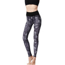 Iconix Ladies Grey Geometrics Yoga Leggings with Pocket | HK224 Leggings Iconix