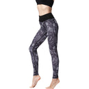 Iconix Ladies Grey Geometrics Yoga Leggings with Pocket | HK224 Leggings Iconix
