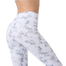 Iconix Ladies Pearly White Yoga Leggings with Pocket | HK238 Leggings Iconix