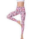 Iconix Ladies Pink Perfection Yoga Leggings with Pocket | HK241 Leggings Iconix