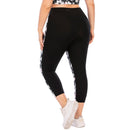 Iconix Plus Size Ladies Flower Power Leggings Plus Size Leggings Iconix