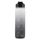 Iconix South African Motivational Time Marker Water Bottle – Black and White Water Bottle Iconix