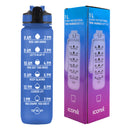 Iconix South African Motivational Time Marker Water Bottle – Blue Water Bottle Iconix