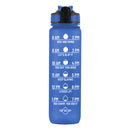 Iconix South African Motivational Time Marker Water Bottle – Blue Water Bottle Iconix