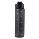 Iconix The Classic Motivational Time Marker Water Bottle – Black water bottle Iconix