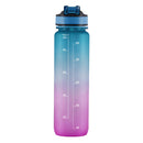 Iconix The Classic Motivational Time Marker Water Bottle – Blue and Purple water bottle Iconix