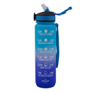 Iconix The Classic Motivational Time Marker Water Bottle - Blue Ombre Motivational Water Bottles Iconix