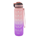 Iconix The Classic Motivational Time Marker Water Bottle - Pink and Purple Motivational Water Bottles Iconix