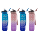 Iconix The Classic Motivational Time Marker Water Bottle - Pink and Purple Motivational Water Bottles Iconix