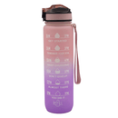 Iconix The Original Motivational Time Marker Water Bottle - Pink and Purple Motivational Water Bottles Iconix