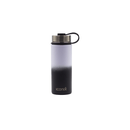 Iconix White and Black Stainless Steel Hot and Cold Flask - Stainless Steel Lid Stainless Steel Flasks Iconix