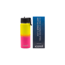 Iconix Yellow and Pink Stainless Steel Hot and Cold Flask - Straw Lid Stainless Steel Flasks Iconix