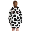 Kids Cheeky Cow Oversized Plush Blanket Hoodie Kids Blanket Hoodies Iconix