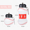 Kids Collapsible Silicone Water Bottle - Baseball Iconix