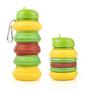 Kids Collapsible Silicone Water Bottle - Hamburger Iconix