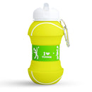 Kids Collapsible Silicone Water Bottle - Tennis Ball Iconix