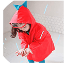 Kids Dinosaur Raincoat - Red Iconix
