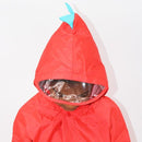 Kids Dinosaur Raincoat - Red Iconix