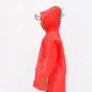 Kids Dinosaur Raincoat - Red Iconix