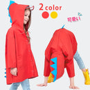Kids Dinosaur Raincoat - Red Iconix