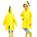 Kids Dinosaur Raincoat - Yellow Iconix