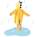 Kids Dinosaur Raincoat - Yellow Iconix