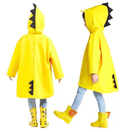 Kids Dinosaur Raincoat - Yellow Iconix
