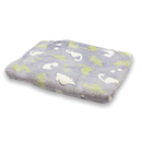 Kids Green Dino Delights Glow In the Dark Blanket Glow In The Dark Iconix