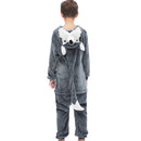 Kids Grey Wolf Onesie Kids Onesies Iconix