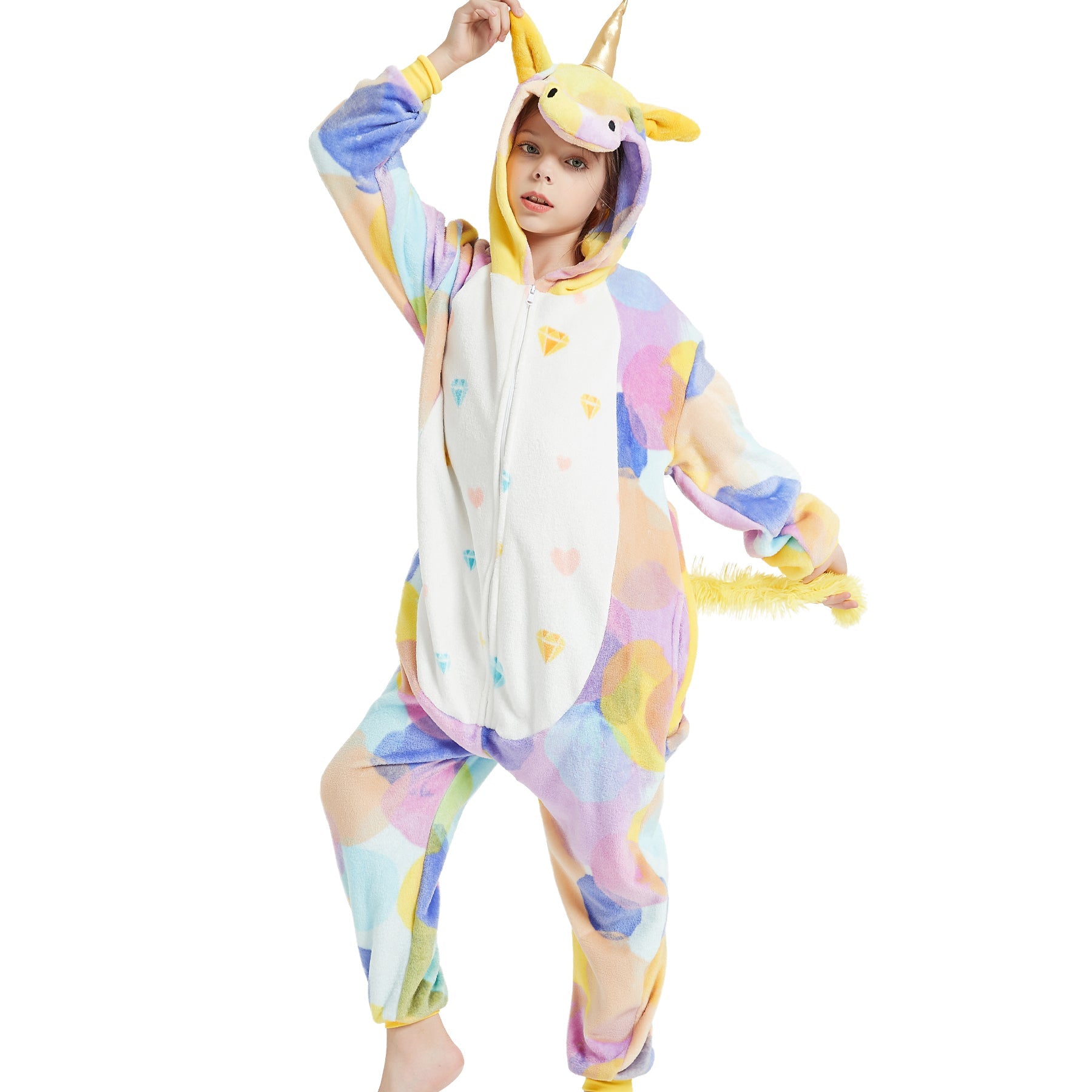 3x unicorn onesie
