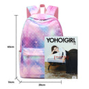 Kids Mermaid Print Backpack Student Backpacks Iconix