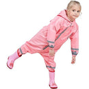 Kids One Piece Animal Raincoat - Pink Rabbit Iconix