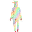 Kids Orange and Green Glow In The Dark Unicorn Onesie Kids Onesies Iconix