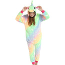 Kids Orange and Green Glow In The Dark Unicorn Onesie Kids Onesies Iconix