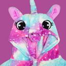 Kids Pink & Blue Starry Unicorn Gown Fashion Iconix
