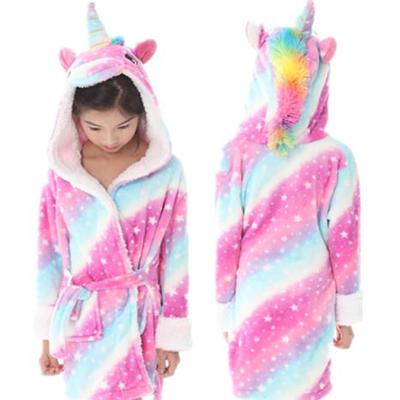 Kids Pink & Blue Starry Unicorn Gown Fashion Iconix 