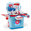 Kids Pretend Suitcase Playset - Medical Supplies Pretend Play Toys Iconix