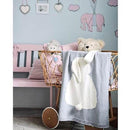 Knitted Baby Rabbit Blanket Kids Iconix