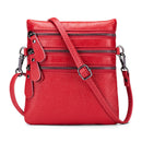 Ladies 3-Zip Crossbody Bag womens bags Iconix