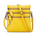 Ladies 3-Zip Crossbody Bag womens bags Iconix